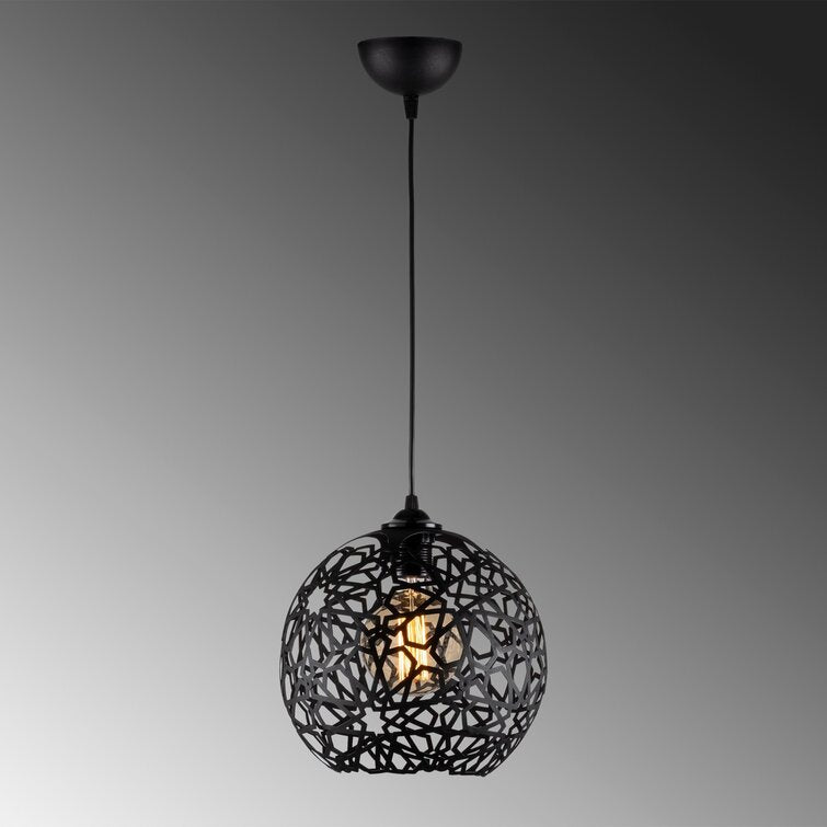 1 - Light Black Single Pendant