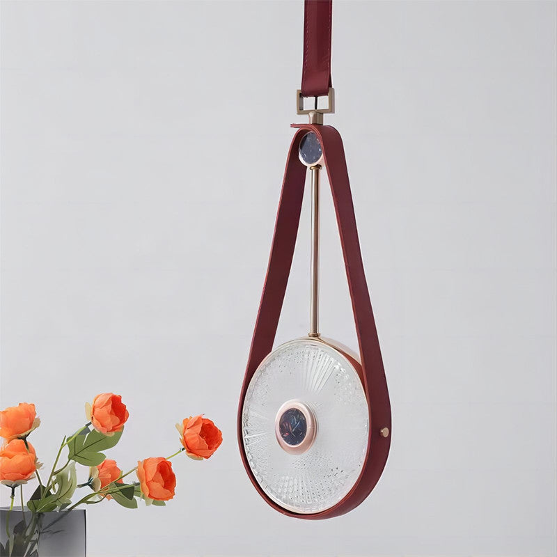 Decorative Glass Leather LED Hanging Light